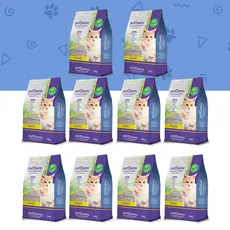 Kit Areia Higiênica Biodegradável Pet Charm para Gatos Super Absorvente Anti Cheiro 10 e 20kg