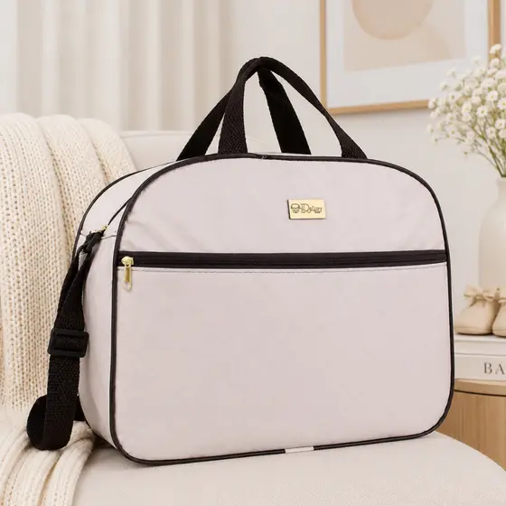 Bolsa Maternidade Grande Espaçosa Passeio Detalhe
