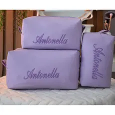 Kit Necessaire 3 Peças Personalizado Feminina Masculina