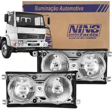 Farol Principal Mercedes-Benz 712 / 914 / 1714 / 2423 / 2428 / Atron - Cara Chata - Duplo (1991 a 2009) - Nino