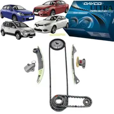 Kit Corrente Comando Distribuição Nissan Sentra / Tiida / Livina - Renault Fluence - 1.8 / 2.0 16V (Dayco KTC