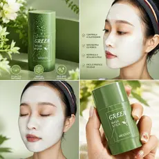 Máscara Facial Chá Verde Stick Hidratante Anti-Aging Limpeza Profunda Pronta Entrega