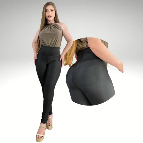 CALÇA MONTARIA LEGGING COM BOLSO ATRÃS