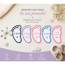 Kit 5 Tags de Chaveiro de Trocas para Saquinhos Organizadores de Mala de maternidade