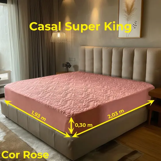 Capa Colchão Protetor Matelado Super King Box