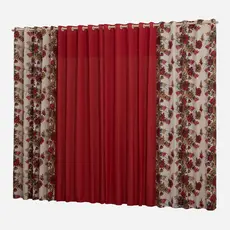 Cortina Floratta Estampada Para Quarto Ou Sala 4 Metros