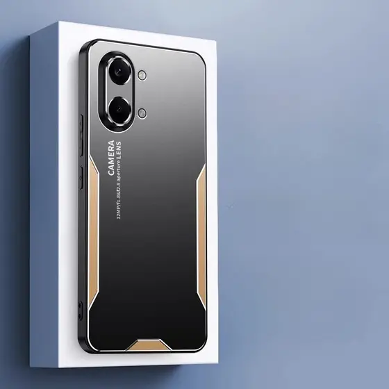 Para POCO X8 Pro Max X8pro Liga De Alumínio Duro Caso PC Redmi Turbo 5 À Prova De Choque Fosco Silicone Proteção Telefon