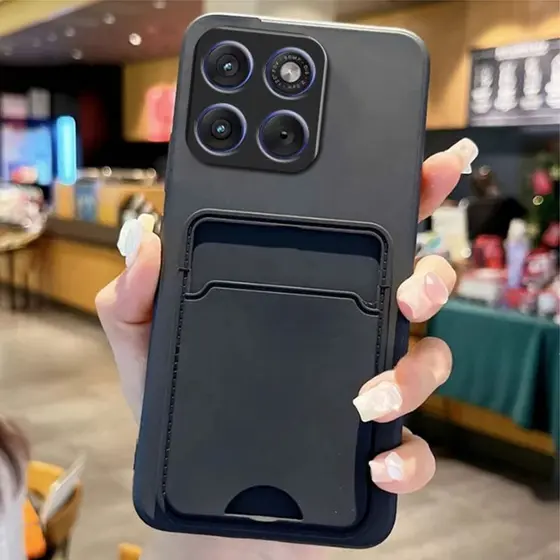 Para Motorola G77 G67 5G Slot Cartão Carteira Titular Capa Moto G 77 67 À Prova De Choque Doces Fosco Silicone Protetora
