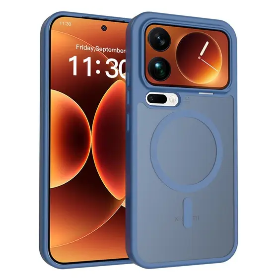 Para Xiaomi 17 Pro Max 17pro Magnético Fosco Translúcido PC Caso À Prova De Choque Mi17promax Capa De Carga Sem Fio