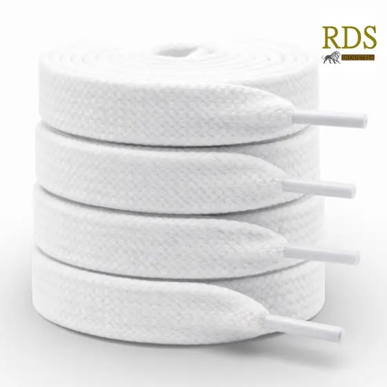 KIT 20/10/5/1 CADARÇO ATACADOR BRANCO E PRETO DE QUALIDADE TAMANHO PADRÃO RESISTENTE