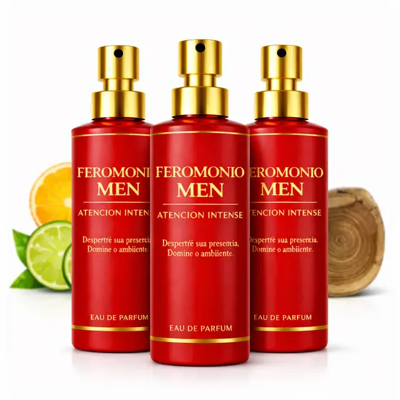 KIT PERFUME PARA CONQUISTAR MULHERES FEROMONIOS ATENCION INTENSE