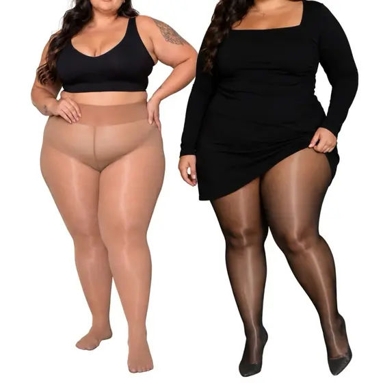 Meia Calça Fina 7D ANTICELULITE Premium Não Desfia Fio 70 Plus Size Veste do 36 ao 54 Conforto e Alta Elasticidade