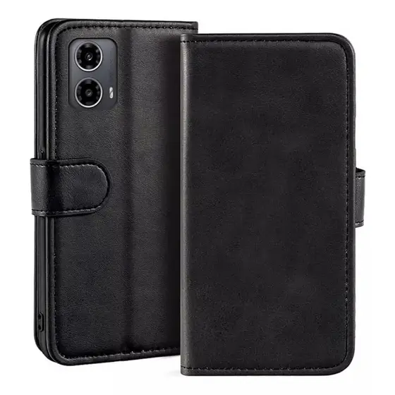 Capa Carteira Flip + Película 3D Para Motorola G24 / G24 Power