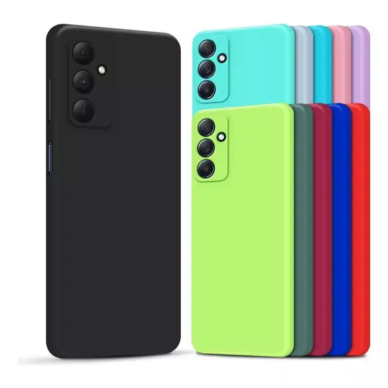 Capa Capinha Anti Shock Aveludada + Película 3D Para Samsung A15