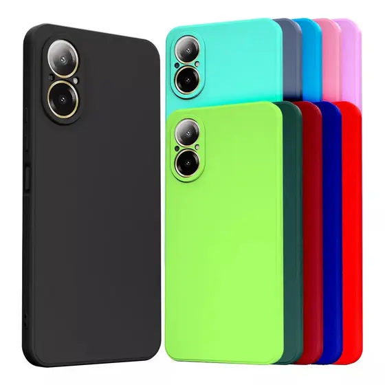 Capa Capinha Aveludada Anti Impacto + Película 3D Para Xiaomi Realme C67