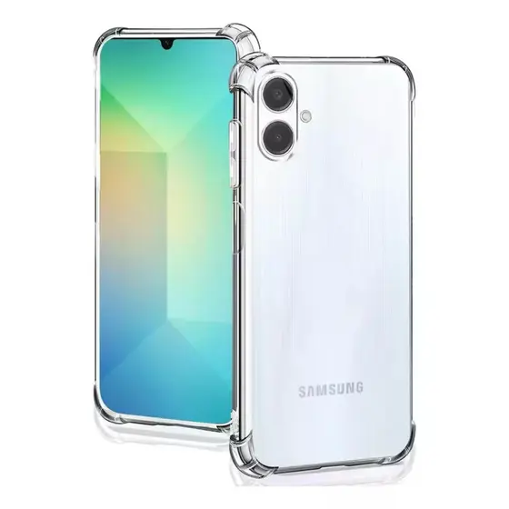 Capa Capinha Anti Impacto Transparente + Película 3D Para Samsung A06