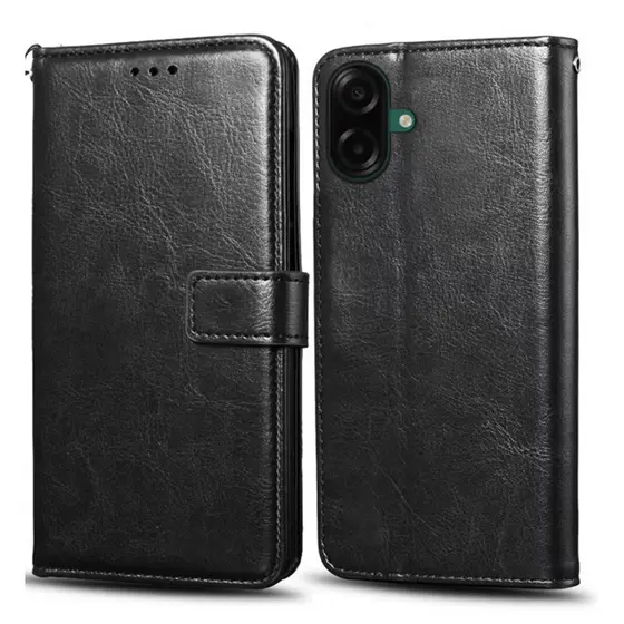 Capa Carteira Flip + Película 3D Para Samsung Galaxy A07