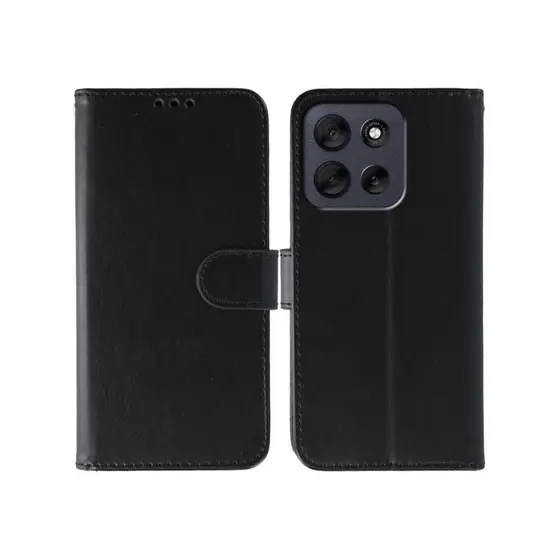 Capa Carteira Flip + Película Para Motorola Moto G56