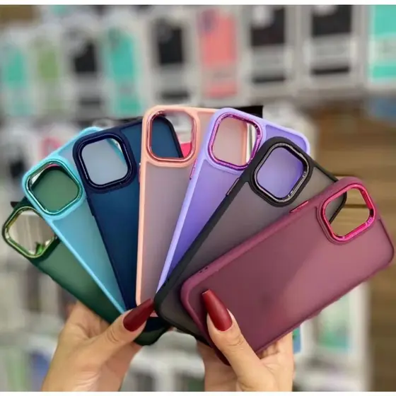 Capa Capinha Space Premium Colorida + Película Para Samsung Galaxy A07