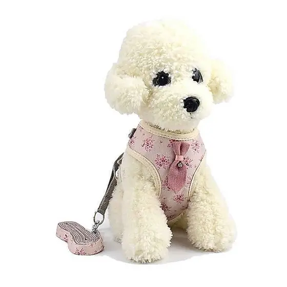 Guia Peitoral Gravata Pet Luxo Ajustável Tamanho G para Animais de Estimação Coleiras Para Cachorro