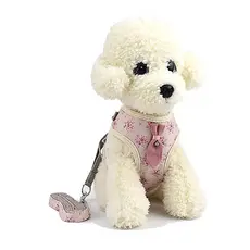 Guia Peitoral Gravata Pet Luxo Ajustável Tamanho P para Animais de Estimação Coleiras Para Cachorro