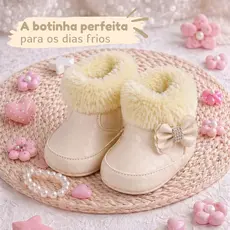 Bota Infantil Feminina Casual – Leve, Confortável e Fácil de Calçar