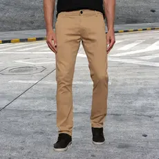 Calças Sarja Masculina Jeans Bolsa de faca Slim