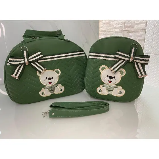 Bolsa maternidade Kit 2 peças Mala + Mochila Maternidade Mochila multifucional Mãe bolsa e Bebê kit luxo kit maternidade