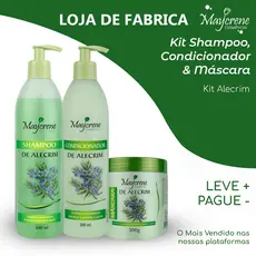 Kit Alecrim 500ml Maycrene | Fortalecimento, Crescimento Acelerado e Antiqueda