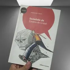 Livro a Sociedade da Caveira de Cristal - Seminovo