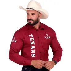 Camiseta Camisa Manga Longa Country Tecido Tricoline Misto Silk Policromia Estampas VARIADAS
