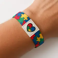 Pulseira do Amor e Inclusão – Símbolo do Autismo (TEA)