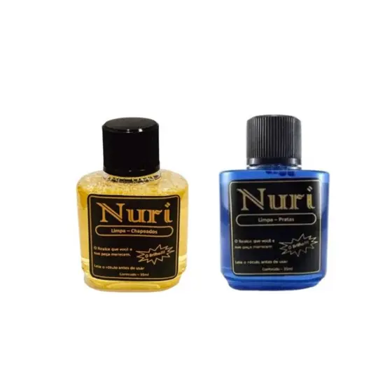Kit Limpa Pratas e Limpa Folheados Nuri Original Atacado (20, 30 ou 40 Unidades)