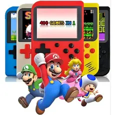 mini vídeo game retro portátil 400 jogos internos-gameboy Sup box plus TV com controle