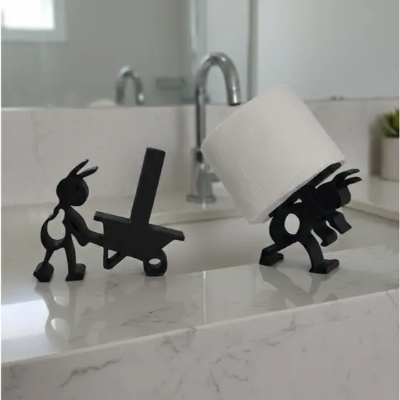 Suporte para Papel Higiênico Formigas | Design Criativo de Formiguinhas