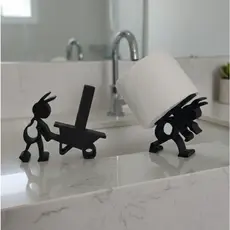 Suporte para Papel Higiênico Formigas | Design Criativo de Formiguinhas