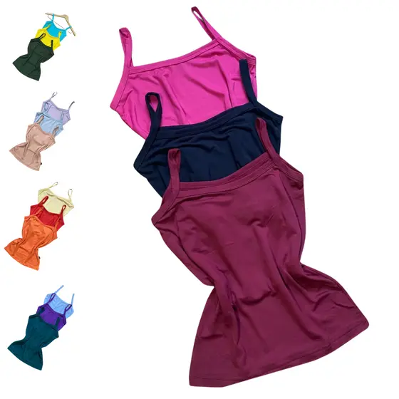 Kit 3 Blusa Regata Alça Fina Casual Feminino Atacado Blusinha Alcinha