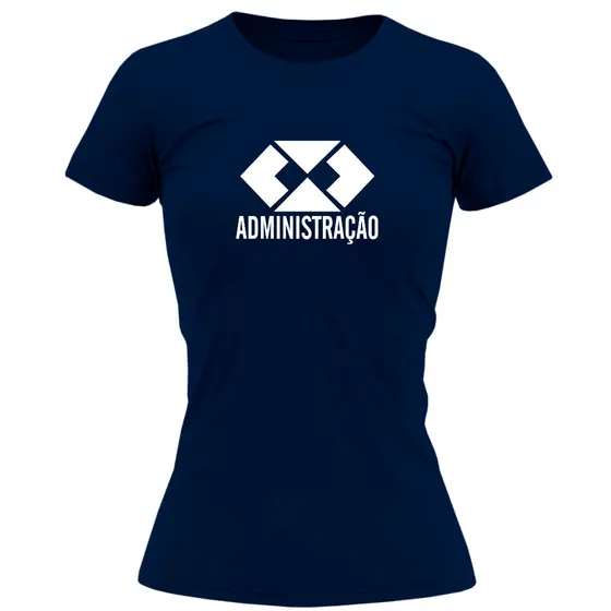 Babylook Personalizada Curso Administração 100% Algodão Tamanho PP ao G1