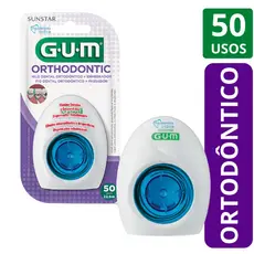 Fio Dental Ortodôntico Rebobinável Com Passador 50 Usos - Gum