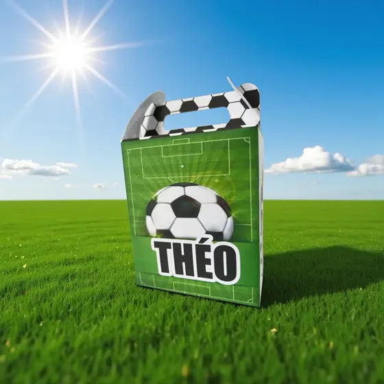 caixinha futebol PERSONALIZADA DECORADA TIME