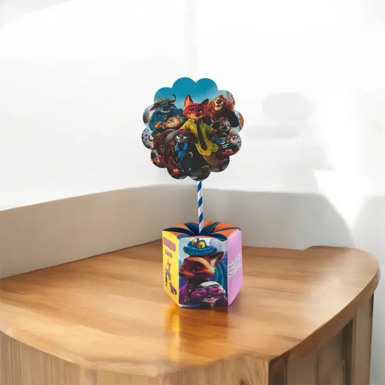 Centro de mesa personalizado ZOOTOPIA 2