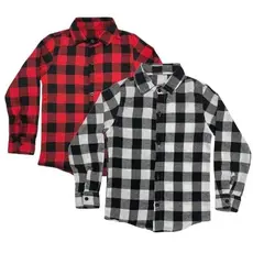CAMISA XADREZ / DE 6 A 14 ANOS.