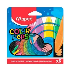 Giz de Cera de chão Color'Peps 6 cores 936010 Maped