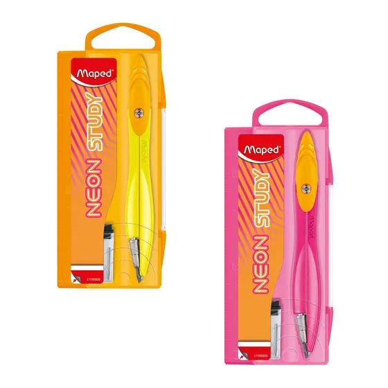 Compasso Metal Study Neon sem tira linha 199500 Maped