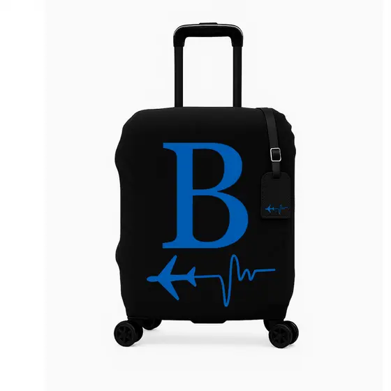 Capa De Mala 8 a 23KG P-M-G Personalize Nome Inicial Protetor Bagagem Para Viagem Protetora Grande