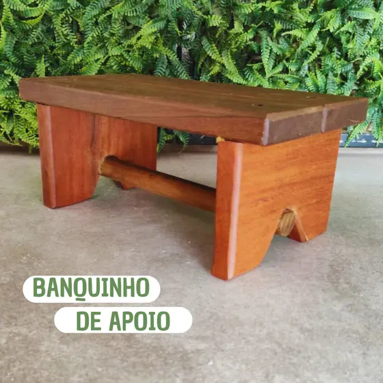 Banquinho De Cócoras Apoio De Pé P Fazer Coco Vaso Sanitario