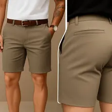 Bermuda Masculina Sarja Esporte Fino Alfaiataria Premium