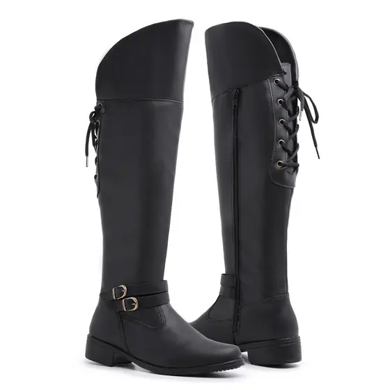 Bota  Feminina Over The Knee Cano Longo Acima Do Joelho Cavalgada Rodeio 11503