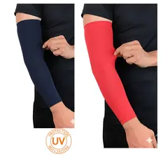 Kit Par de Manguito Mangote Proteção Solar Segunda Pele Ciclismo Manguito Multifunções Proteção UV