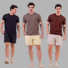 Bermuda De Linho Masculino Mauricinho De Alta Qualidade Bermuda de Linho Com Cordão Academia